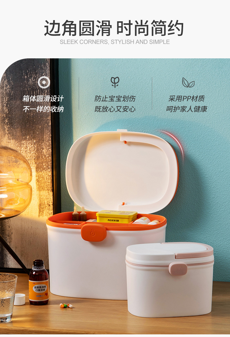 Medicine Box Family Pack Household Emergency Medicine Box Drug Storage Portable Pill Box Multi-Layer Large Capacity First Aid First Aid Kit Medicine Box Family Pack Household Emergency Medicine Box Drug Storage Portable Pill Box Multi-Layer Large Capacity First Aid First Aid Kit