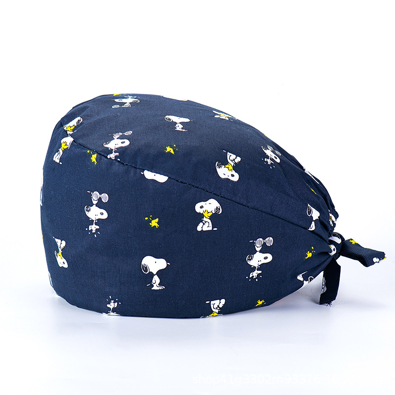 Surgical Cap Female Doctor's Cap Cotton Printed Operating Room Hat Stomatology plus Clinch Cap ICU Nurse Cap Surgical Cap Female Doctor's Cap Cotton Printed Operating Room Hat Stomatology plus Clinch Cap ICU Nurse Cap