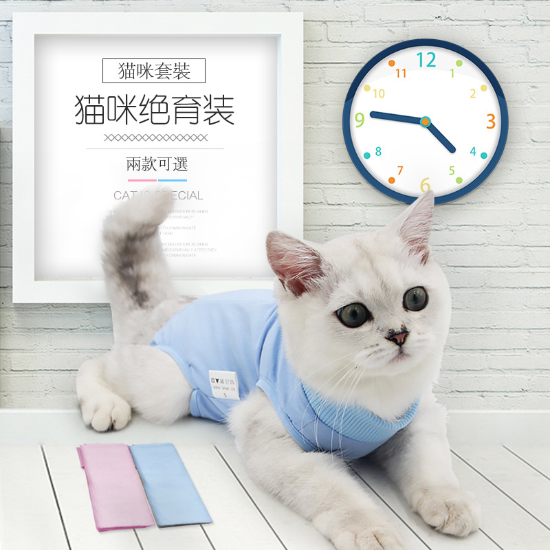 Cat Surgical Clothing Female Cat Sterilization Clothing Weaning Clothing Postoperative Clothing Anti-Licking Summer 