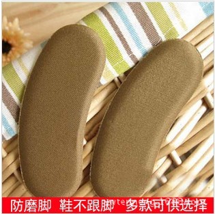 Heel tape manufacturers wholesale non-woven thickened Heel pad anti-wear feet to change the size of a half-size sponge Heel paste