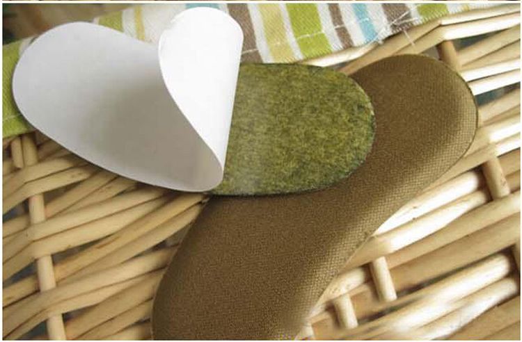 Heel tape manufacturers wholesale non-woven thickened Heel pad anti-wear feet to change the size of a half-size sponge Heel paste