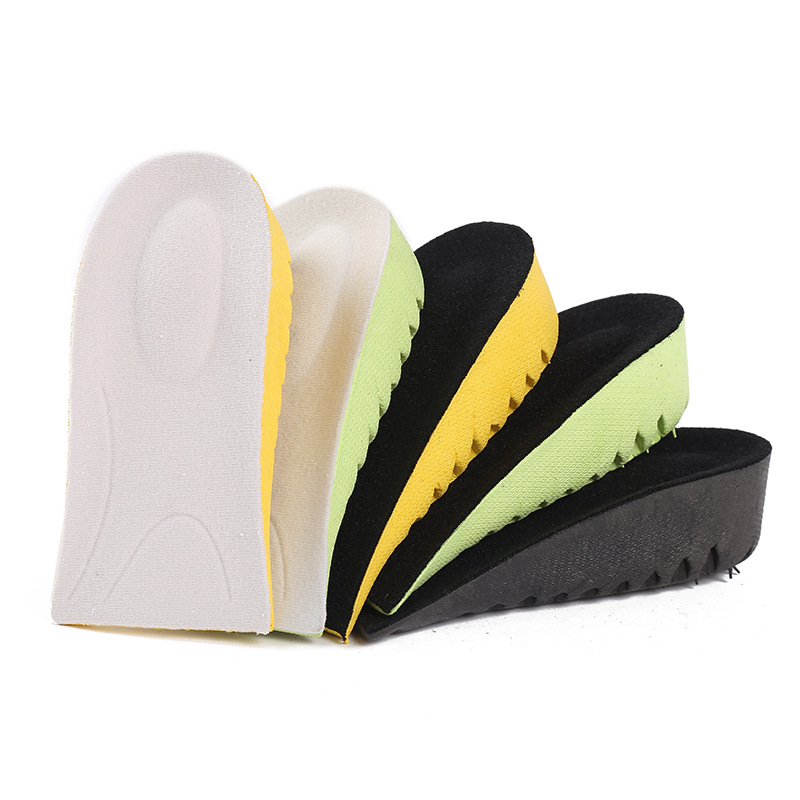 Inner Heightening Shoe Pad Men 'S Women 'S Invisible Height Increasing Artifact Breathable Sports Heightening Insole Half Insole Increased By Heel Pad