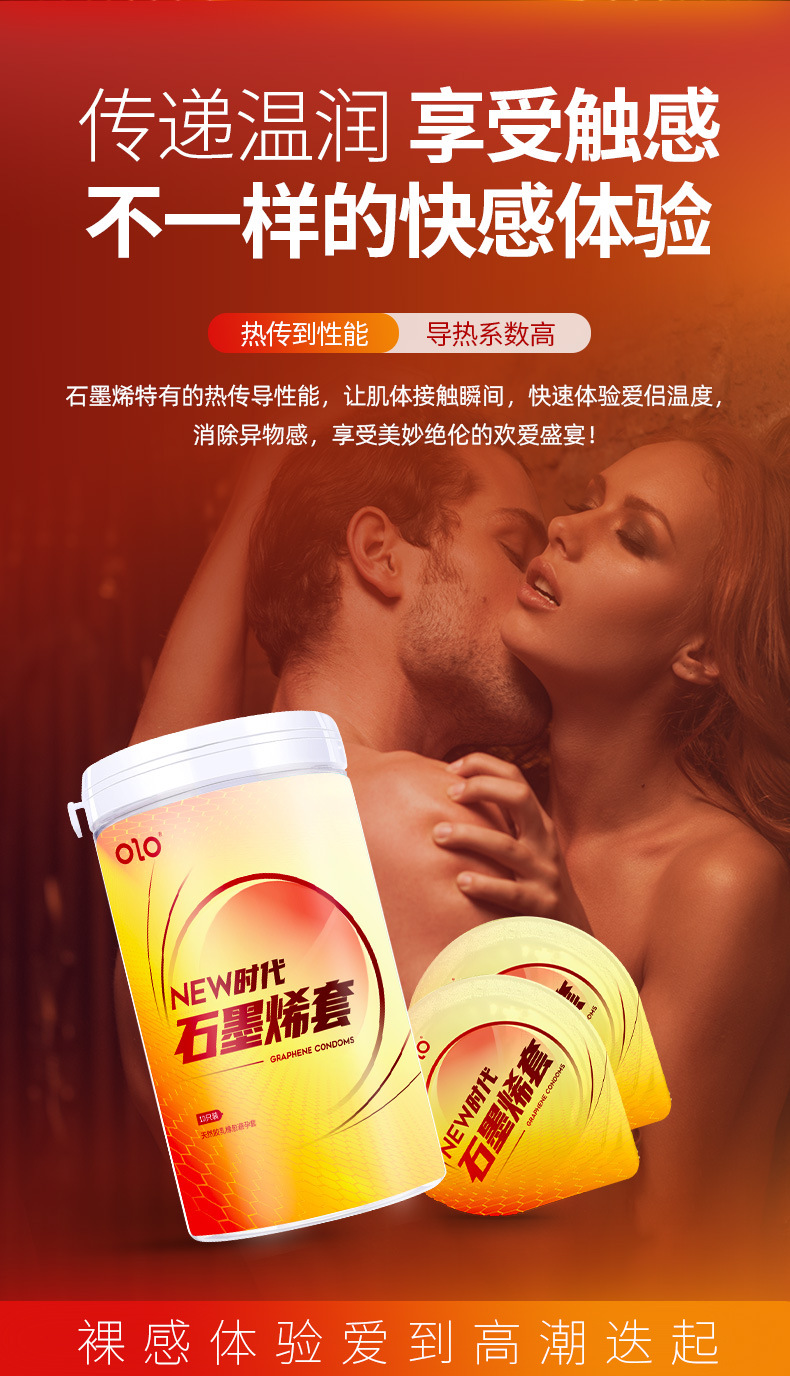 Olo Ultra-Thin Hyaluronic Acid Condom Men's Long-Lasting Condom 001 Adult Sex Hotel Family Planning Supplies Wholesale
