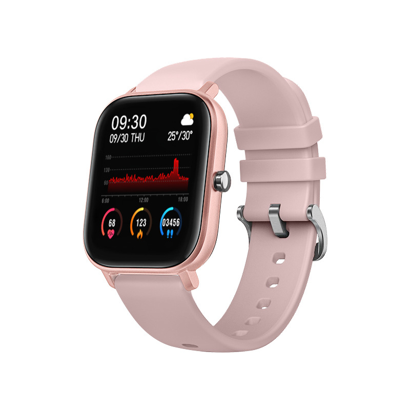 P8 Smart Watch Heart Rate and Blood Pressure Monitoring 14Inch HD Full Touch Screen Multi Movement Bracelet 67waterproof