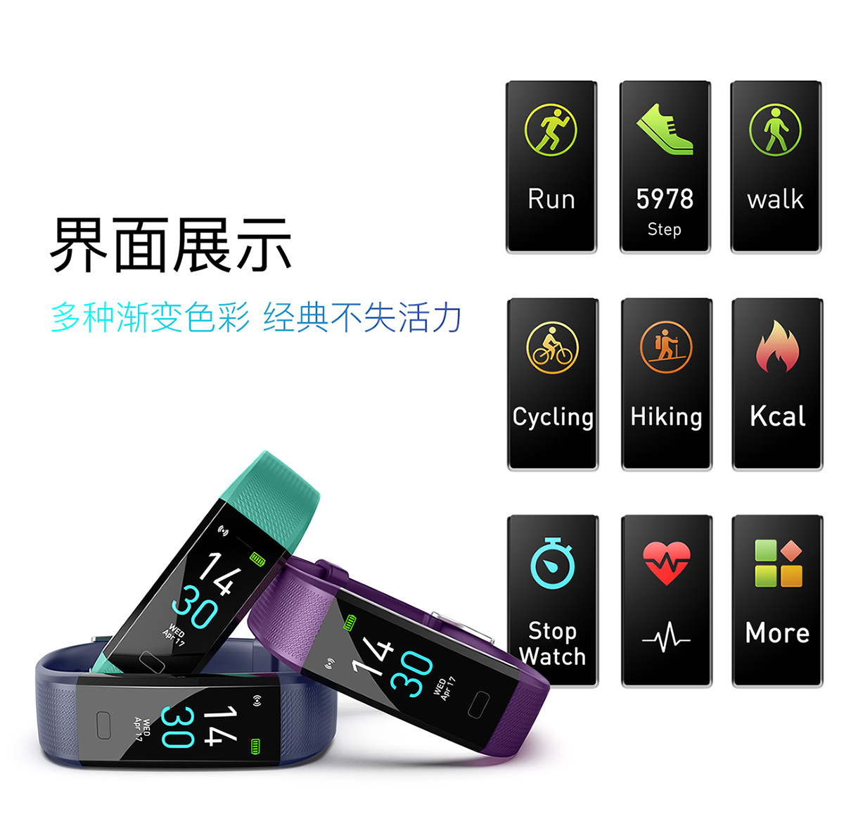 New S5 Blood Pressure Silicone Step Information Push Reminder Adult Sports Bracelet Health Monitoring Smart Bracelet New S5 Blood Pressure Silicone Step Information Push Reminder Adult Sports Bracelet Health Monitoring Smart Bracelet