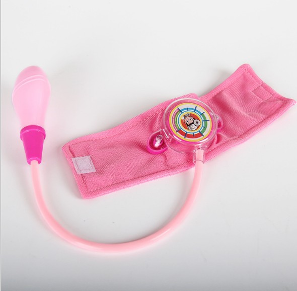 Children&#039;s Family Doctor Toys Play House Small Doctor Nurse Blood Pressure Measuring Toys Medical Tools Blood Pressure Meter