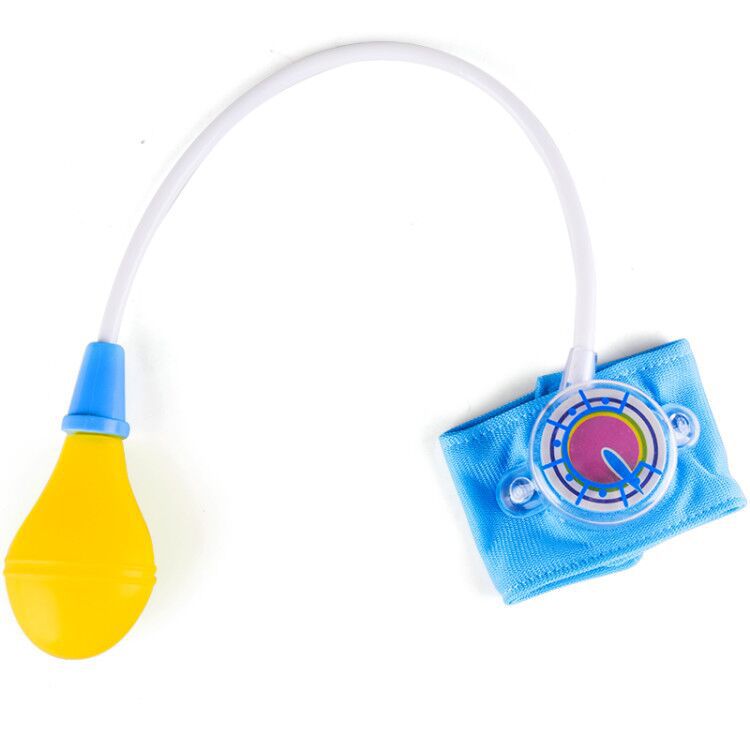 Children's Simulation Family Doctor Toys Play House Small Doctor Nurse Blood Pressure Measuring Toys Medical Tools Blood Pressure Meter Wholesale