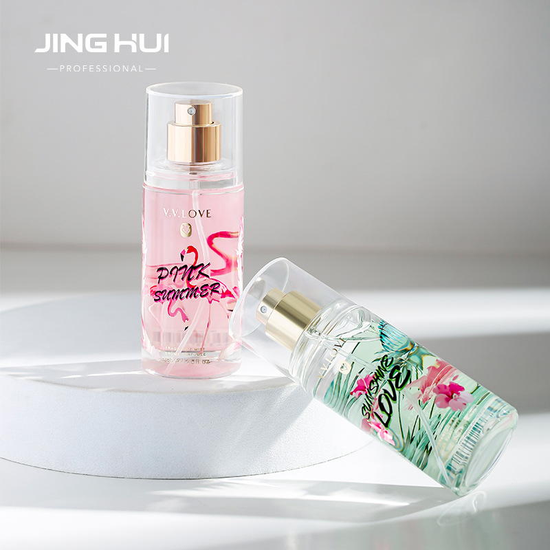 Cross-Border Long-Lasting Fresh Natural Perfume for Women 90ml Internet Celebrity Body Spray Thanksgiving Gift Box Wholesale