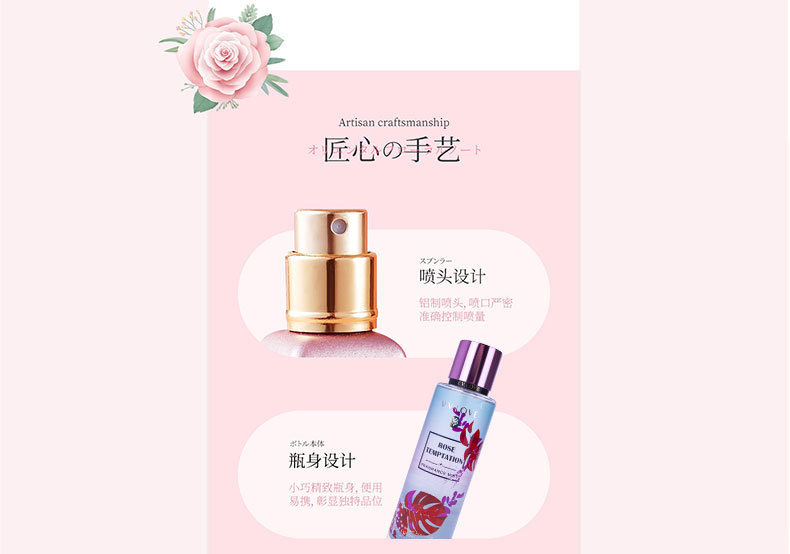 Internet Hot Long-Lasting Light Perfume Foreign Trade Perfume Large Bottle Cosmetics Perfume Brand Ladies Body Spray Wholesale