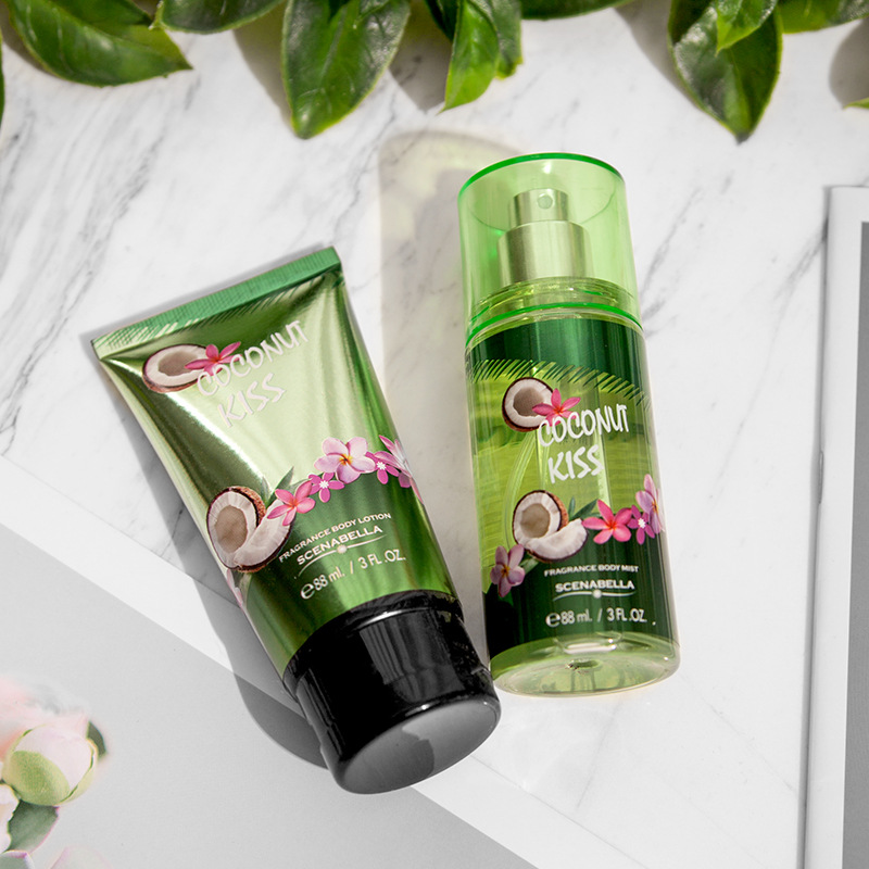Foreign Trade Popular Style Perfume for Women Body Spray Two-Piece Suit European and American Nourishing Moisturizing Body Lotion Gift Box Wholesale