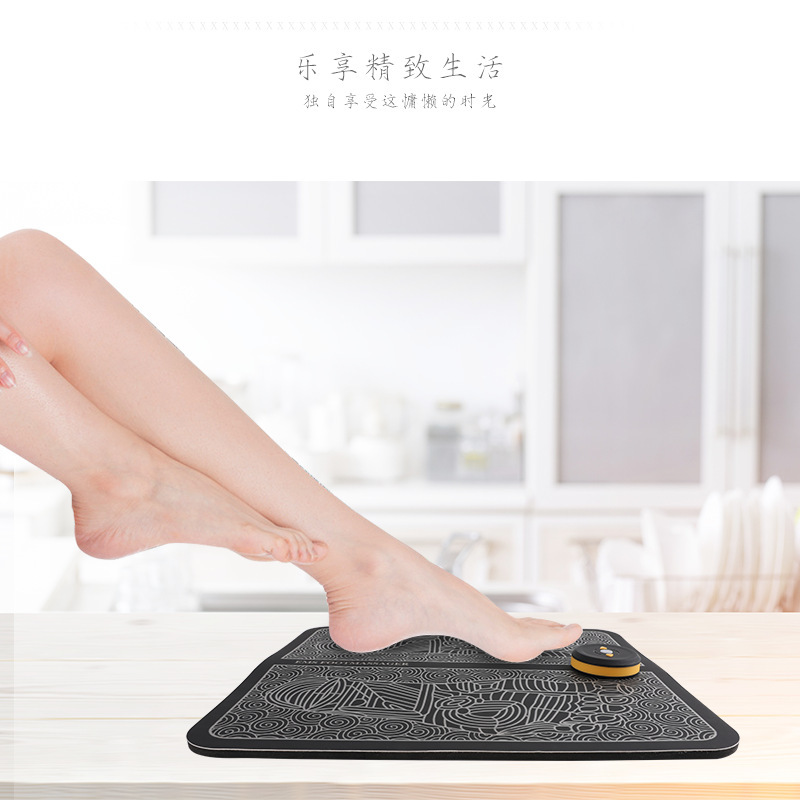 Smart EMS Massage Mat Foot Pulse Physiotherapy Foot Pad Micro Current Foot Foot Massage Device USB Rechargeable
