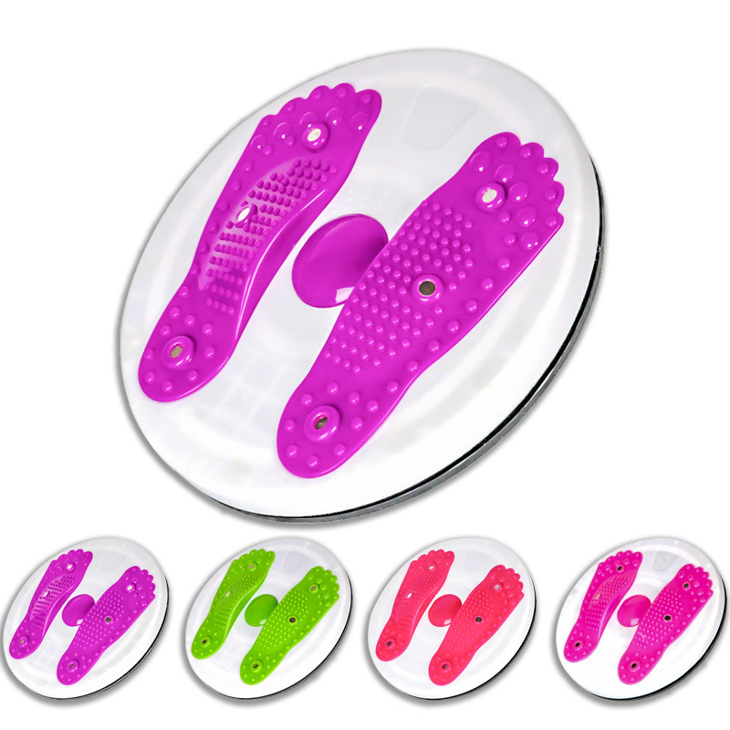 Waist Twist Machine Fitness Equipment Magnetic Therapy Twisting Foot Massage Waist Twister Multifunctional Abdominal Device Factory Direct Sales Wriggled Plate