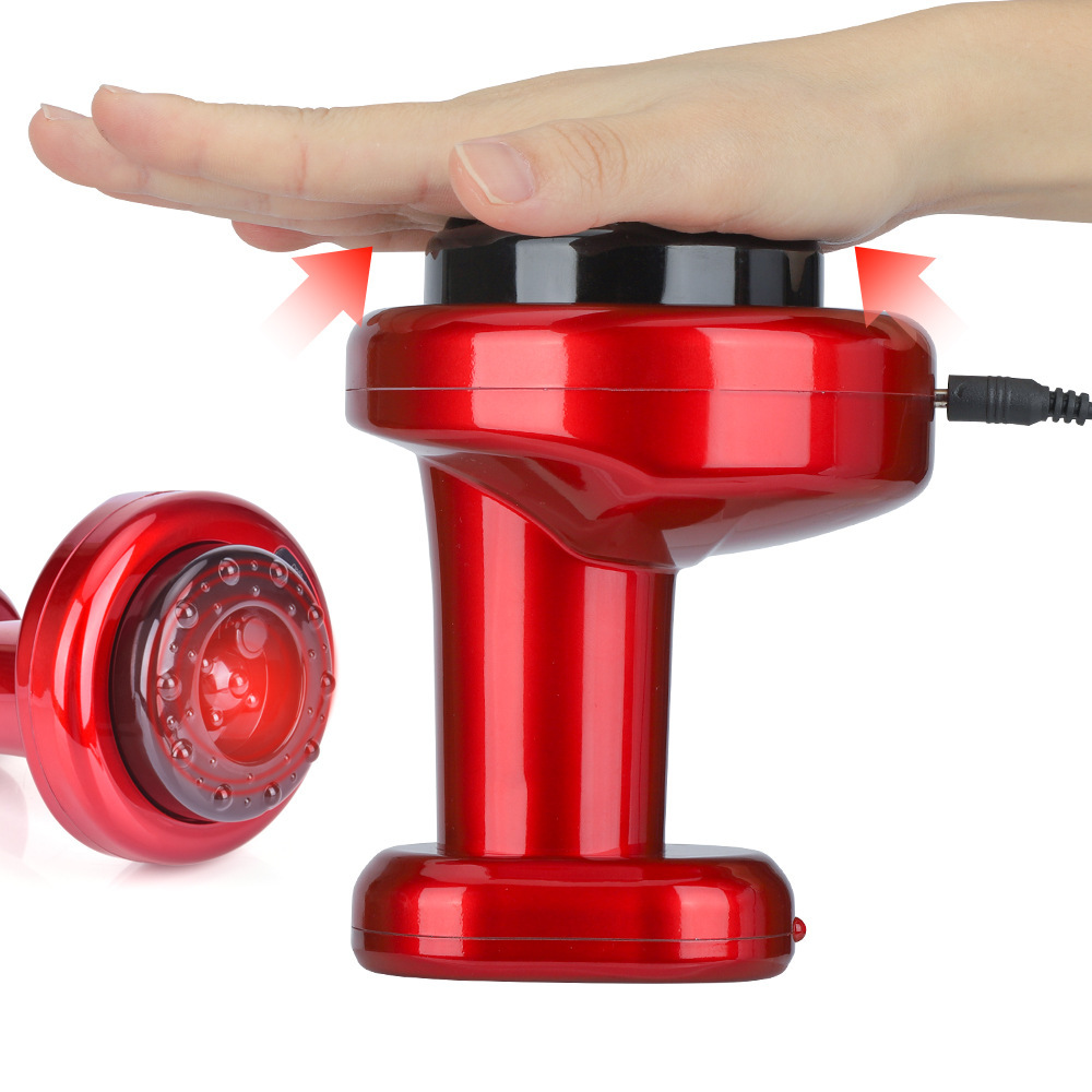 Negative Pressure Electric Gua Sha Scraping Massager Gua Sha Scraping Device Heating Physiotherapeutic Instrument Massage Instrument Gravity Operator Health Instrument Cupping Device