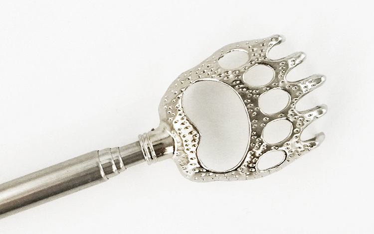 Don 'T Ask For People Scratching Device Back Scratcher Full Body Health Massage Rake Bear Claw Retractable Stainless Steel Scratching Device Old Man 'S Happiness