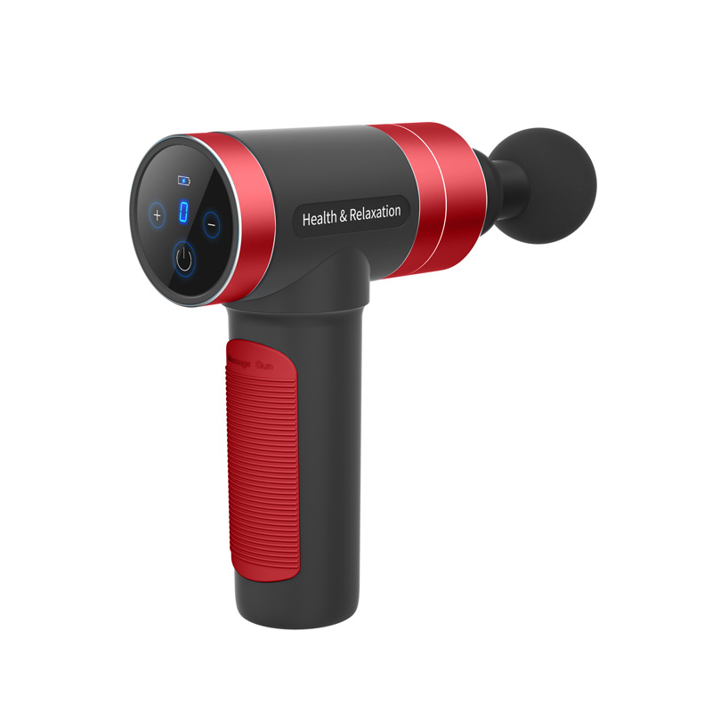 Cross-Border Massage Gun Fascia Gun Muscle Massager Fitness Exercise Relaxation Device Massage Gun Charging USB