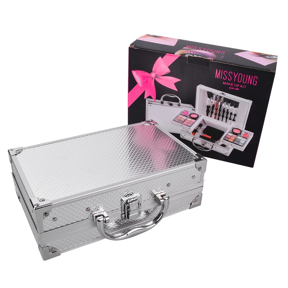 Foreign Trade Popular Style Cosmetics Set Makeup Set Lip Gloss Eye Shadow Blush Nail Polish Combination Set Cosmetic Case
