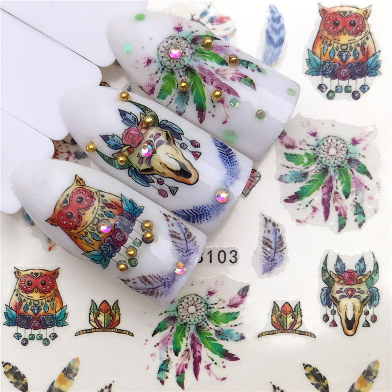 AliExpress Nail Sticker Nail Sticker Watermark Nail Sticker Nail Decal YZW3117-3162