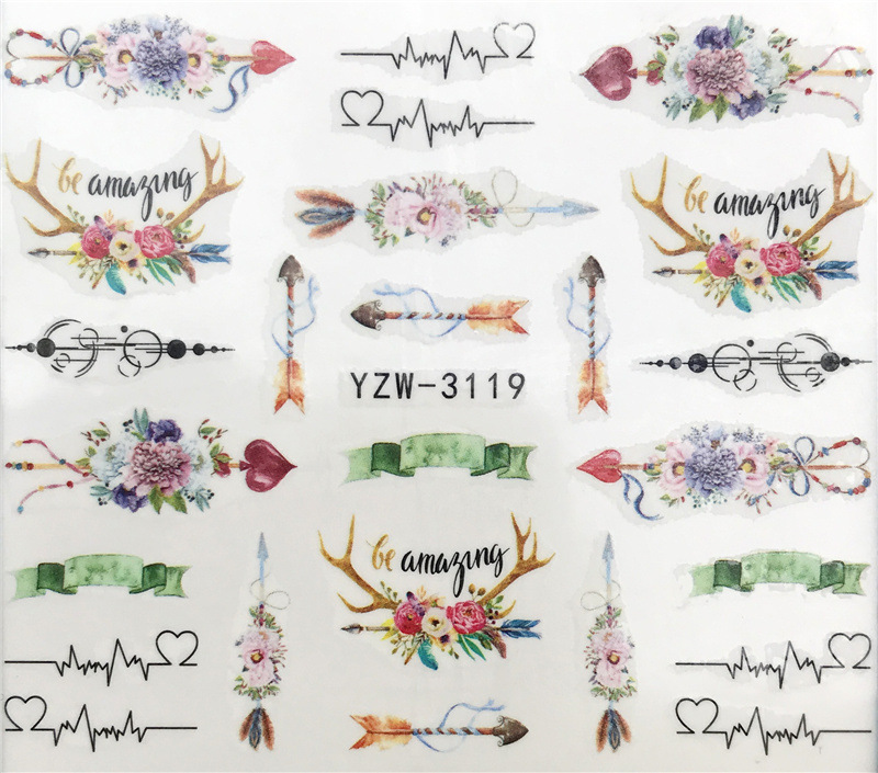 AliExpress Nail Sticker Nail Sticker Watermark Nail Sticker Nail Decal YZW3117-3162 AliExpress Nail Sticker Nail Sticker Watermark Nail Sticker Nail Decal YZW3117-3162
