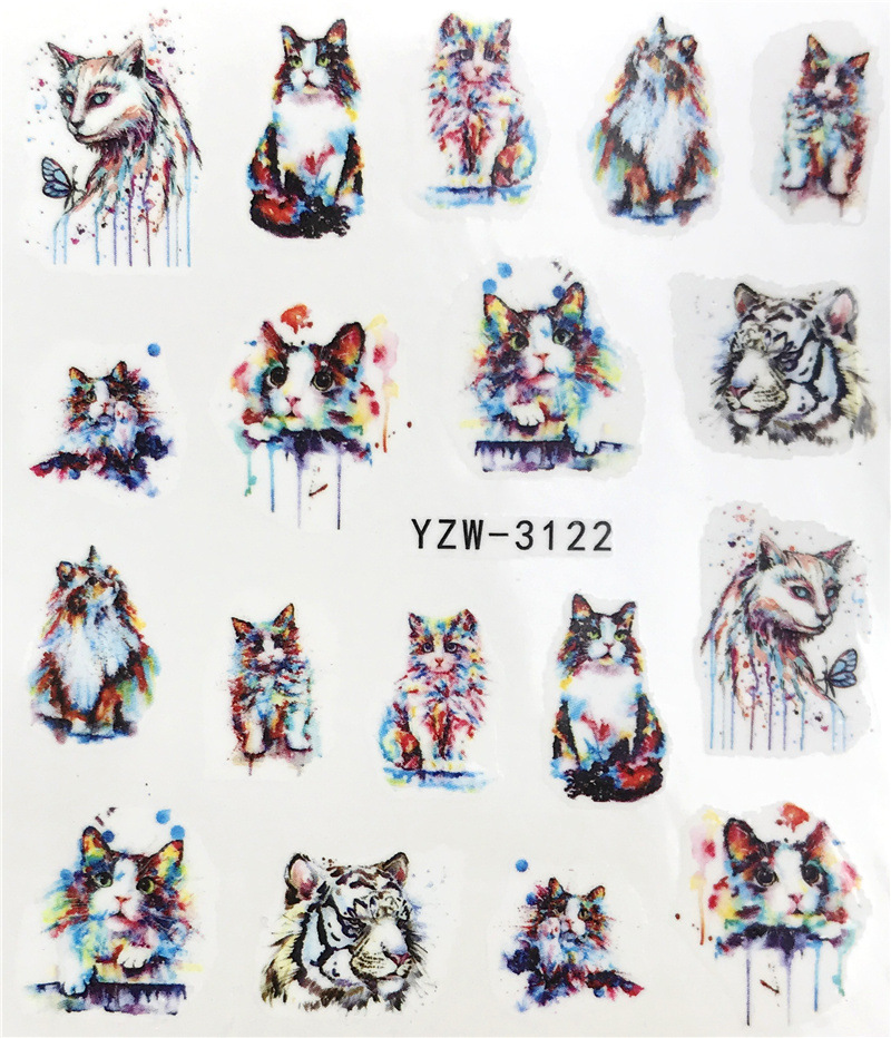 AliExpress Nail Sticker Nail Sticker Watermark Nail Sticker Nail Decal YZW3117-3162 AliExpress Nail Sticker Nail Sticker Watermark Nail Sticker Nail Decal YZW3117-3162