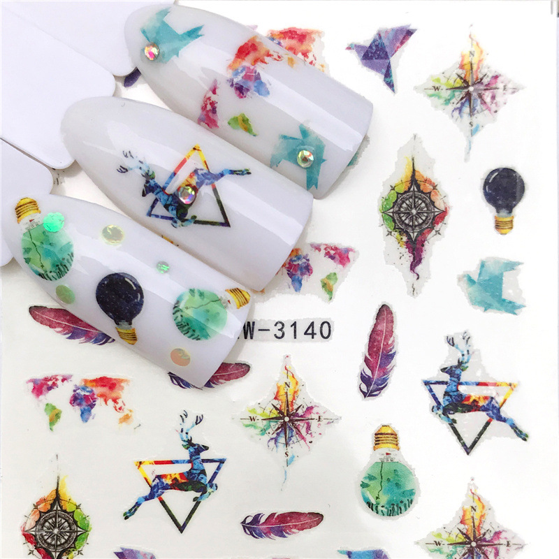 AliExpress Nail Sticker Nail Sticker Watermark Nail Sticker Nail Decal YZW3117-3162 AliExpress Nail Sticker Nail Sticker Watermark Nail Sticker Nail Decal YZW3117-3162