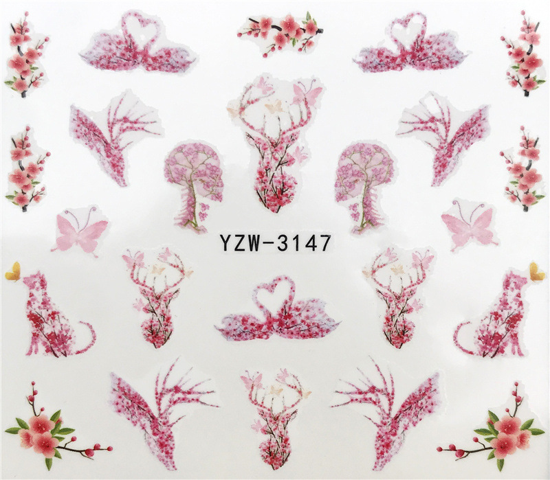 AliExpress Nail Sticker Nail Sticker Watermark Nail Sticker Nail Decal YZW3117-3162 AliExpress Nail Sticker Nail Sticker Watermark Nail Sticker Nail Decal YZW3117-3162