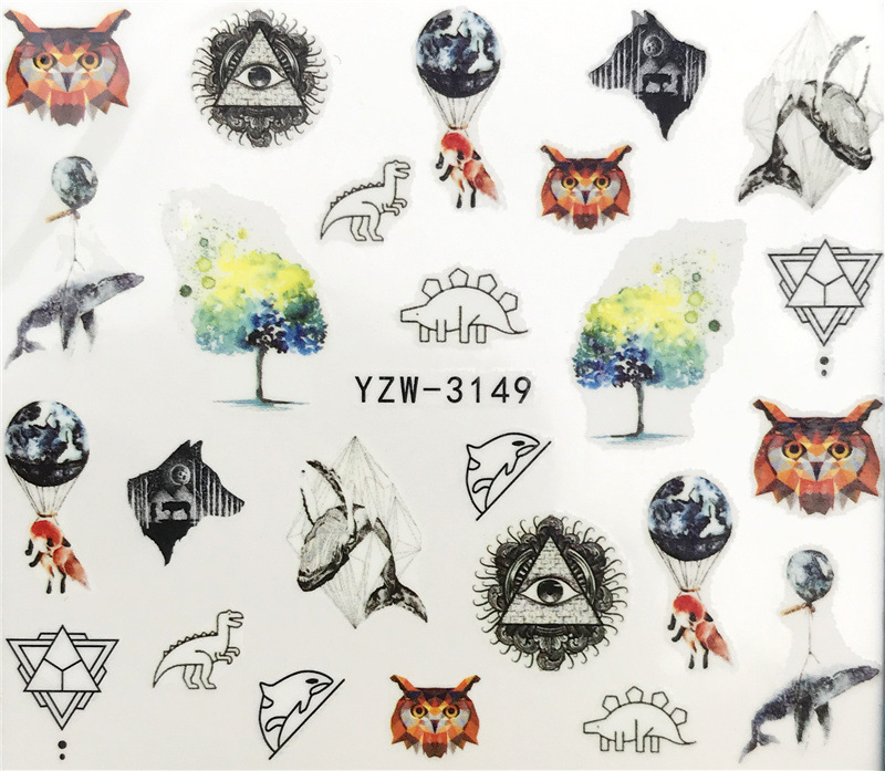 AliExpress Nail Sticker Nail Sticker Watermark Nail Sticker Nail Decal YZW3117-3162 AliExpress Nail Sticker Nail Sticker Watermark Nail Sticker Nail Decal YZW3117-3162