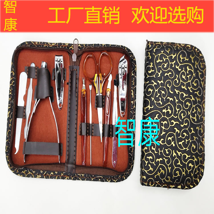Special manufacturer promotion zhikang gold dragon pattern nail clippers set of 10 nail nail tools nail scissors wholesale spot Special manufacturer promotion zhikang gold dragon pattern nail clippers set of 10 nail nail tools nail scissors wholesale spot