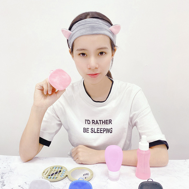 Silicone Face Cleansing Brush Cleaning Brush Super Soft Water Drop Facial Brush round Blackhead Cleaning Brush Set Factory Direct Sales Silicone Face Cleansing Brush Cleaning Brush Super Soft Water Drop Facial Brush round Blackhead Cleaning Brush Set Factory Direct Sales