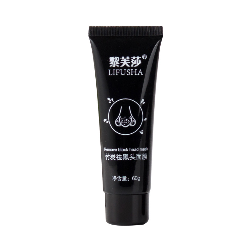 Li Fusha Bamboo Charcoal Removing Blackhead Cream 60G Tearing Nasal Mask Oil Control and Water Supplement Deep Cleansing Acne Removing Mask