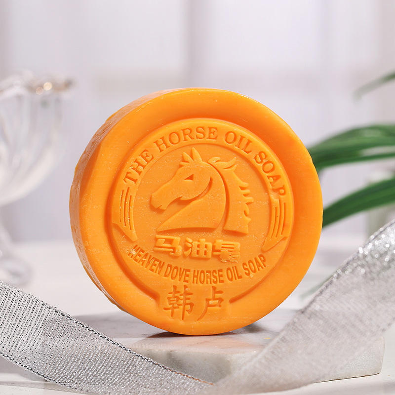 Internet Hot Horse Oil Soap Cleansing Oil Control Soap Moisturizing Men And Women Skin Care Handmade Essential Oil Soap One Piece Dropshipping