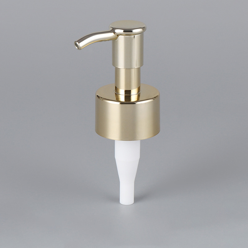 Factory Wholesale Electrochemical Aluminum Cleansing Oil Pump 24/410 28/410 Long Mouth Lotion Pump Hand Sanitizer Clip Pump