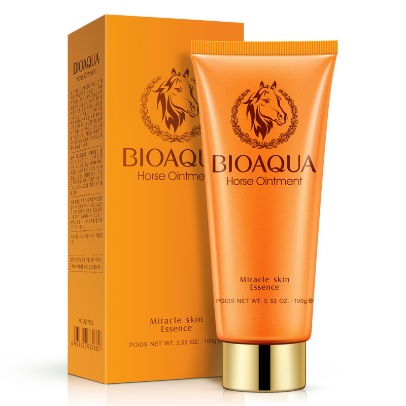 Bioaqua Horse Oil Facial Cleanser Facial Cleanser Deep Cleansing Oil Controlling and Pore Refining Cosmetics Manufacturer