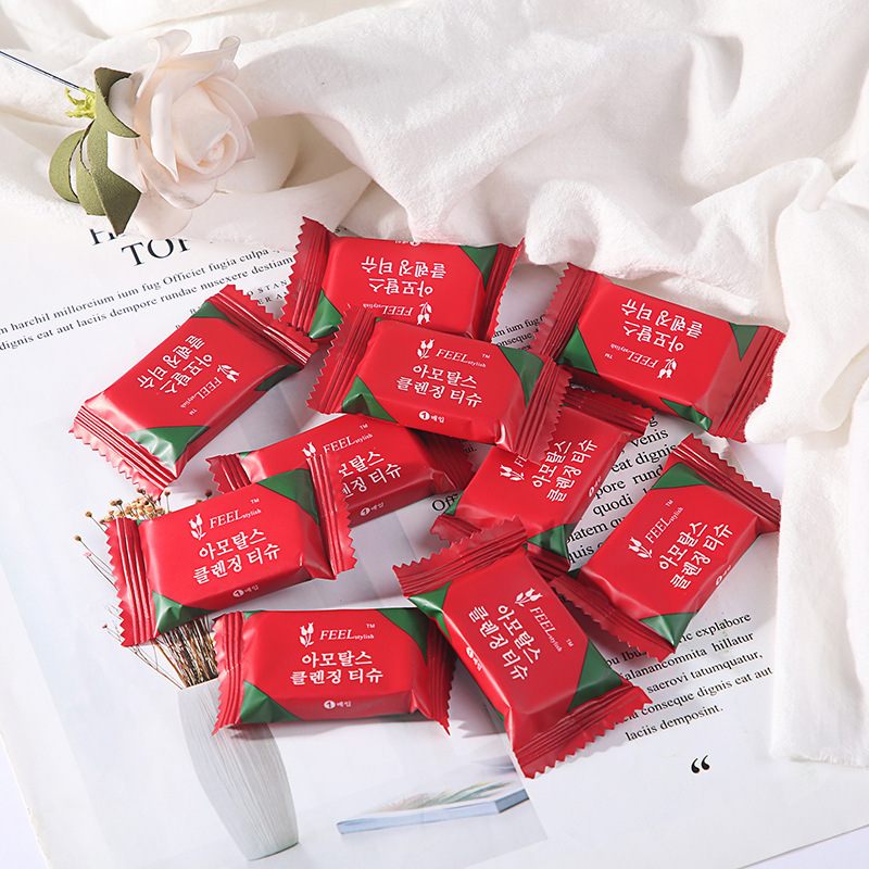 Compressed Towel Travel Pack Disposable Face Cloth Pure Cotton Facial Cleaning Towel Thick and Portable Travel Product Candy Particles