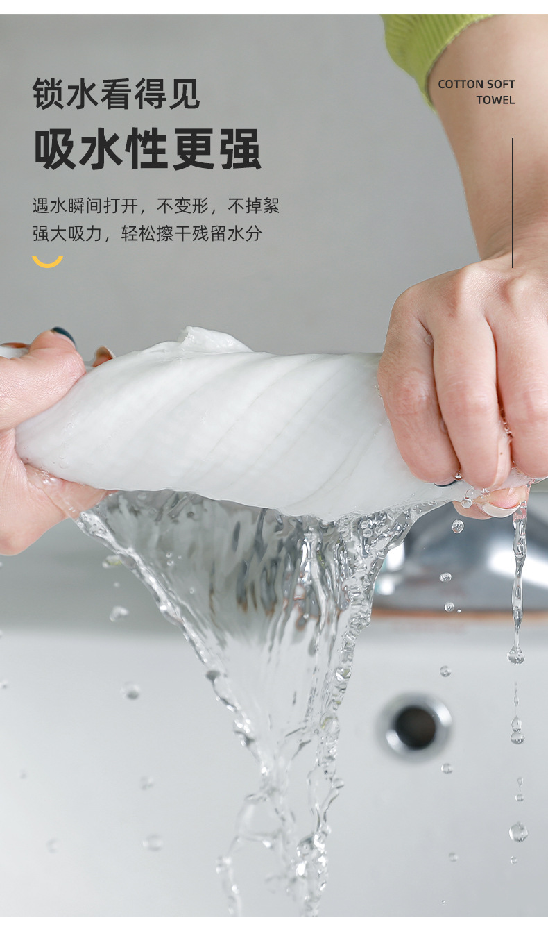 Compressed Towel Travel Pack Disposable Face Cloth Pure Cotton Facial Cleaning Towel Thick Compressed Bath Towel Portable Travel Supplies