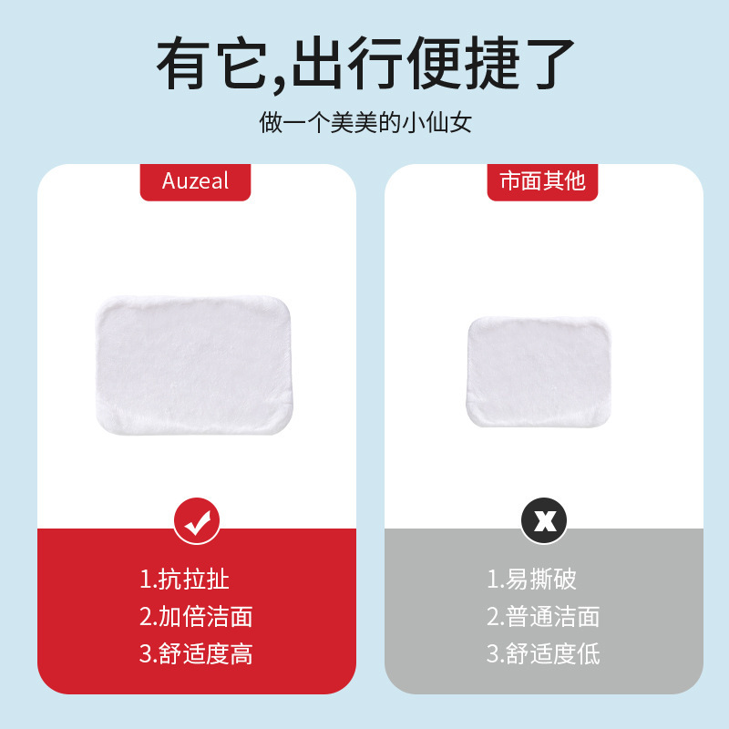 Compressed Towel Travel Pack Disposable Face Cloth Pure Cotton Facial Cleaning Towel Thick and Portable Travel Product Candy Particles