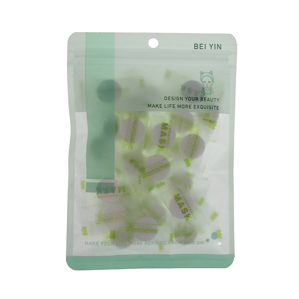 Compressed Facial Mask Tissue Disposable 10 Tablets Pure All Cotton Ultra-Thin Spa Hydrating Genuine Article Dry Mask Buckle Compressed Facial Mask Tissue