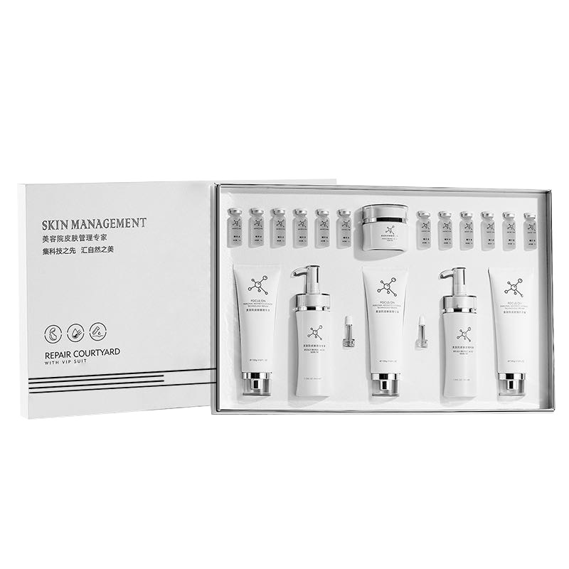Skin Care Product Set Beauty Salon Kit Massage Cream Toner and Lotion Facial Care Tuoke Set Hydrating Wrinkle Moisturizing