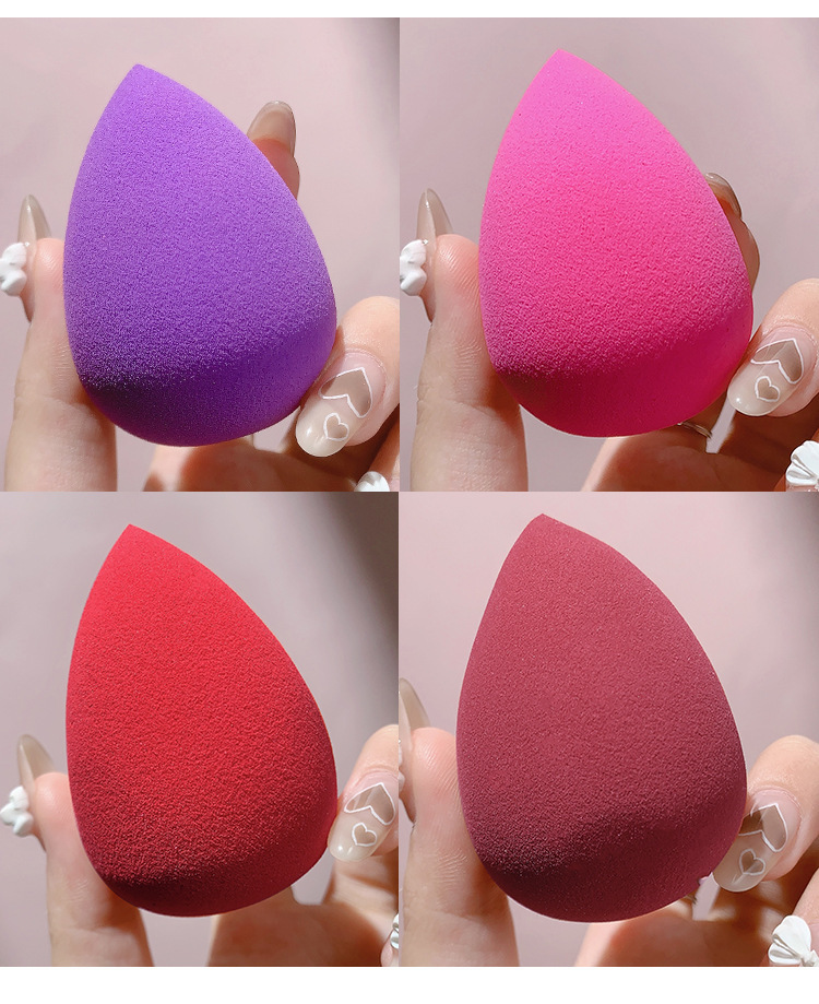 Cosmetic Egg Smear-Proof Makeup Super Soft Mango Puff Beauty Blender Sponge Egg Beauty Blender Kit Storage Box Wet and Dry Dual Use