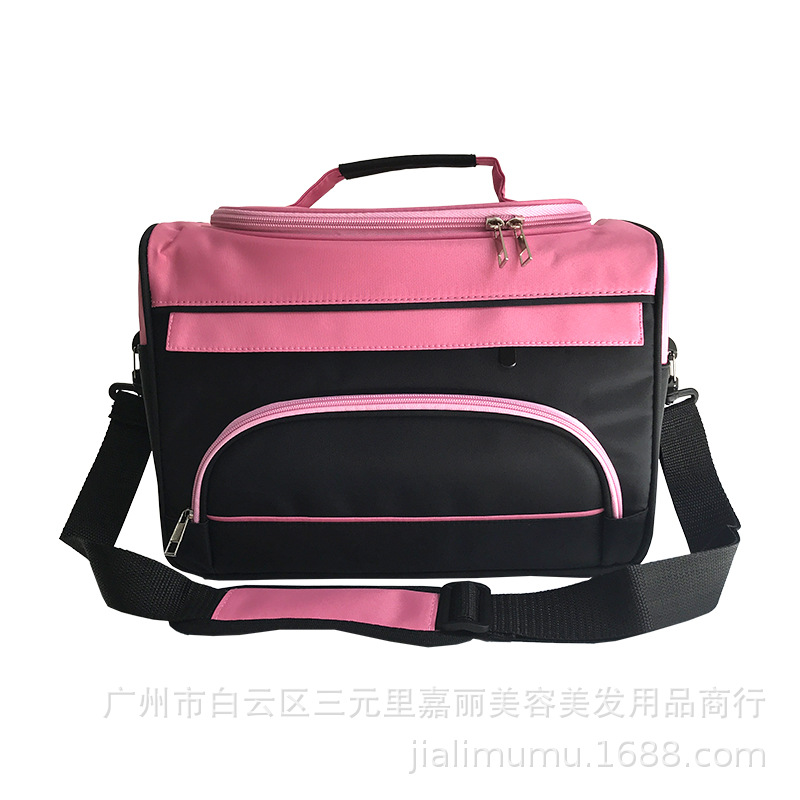 Factory Wholesale Beauty Salon Multi-Function Kit Canvas Makeup Bag Bag Pink Tattoo Bag