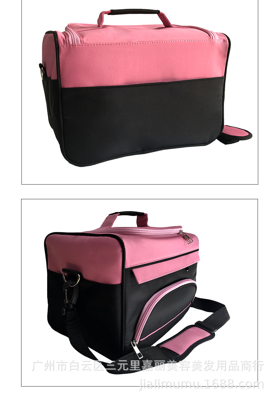 Factory Wholesale Beauty Salon Multi-Function Kit Canvas Makeup Bag Bag Pink Tattoo Bag