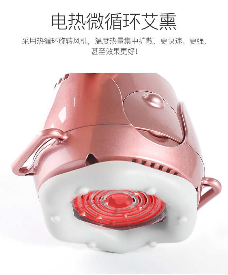 Moxibustion Box Multi-Functional Smoke-Free Portable Warming Moxibustion Apparatus Portable Moxibustion Kit Beauty Instrument Cervical Massage