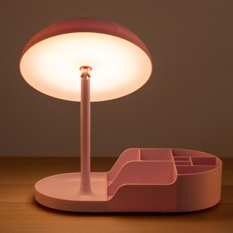 New LED Make-up Mirror Charging Lamp Mirror Light Vanity Light Smart Makeup Mirror Small Night Lamp Valentine&#039;s Day Gift