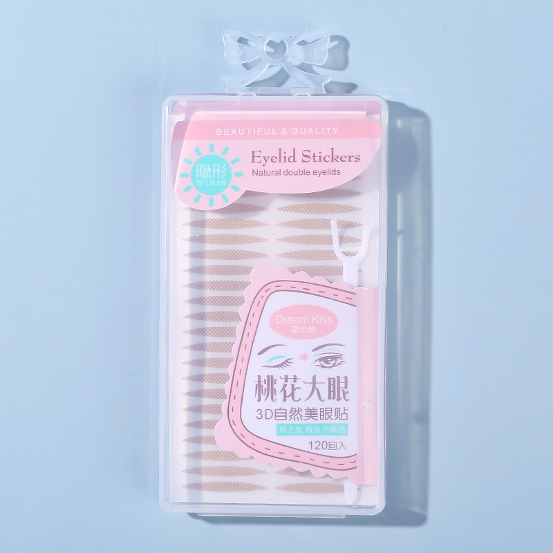Mesh Pattern Double Eyelid Stickers TikTok Same Olive Type Free Box Crescent Shape Invisible and Breathable Flesh Color Adjustment Eye Shape Mesh Pattern Double Eyelid Stickers TikTok Same Olive Type Free Box Crescent Shape Invisible and Breathable Flesh Color Adjustment Eye Shape