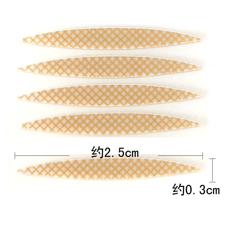 Lace Double Eyelid Stickers Olive Mesh Naturally Invisible Traceless Ventilation Skin Color Long-Lasting Double-Sided TikTok Same Style Wide