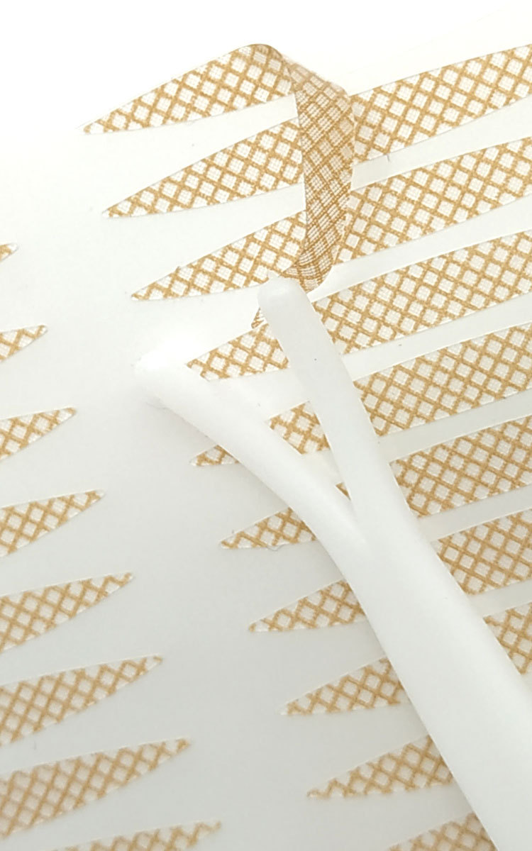 Lace Double Eyelid Stickers Olive Mesh Naturally Invisible Traceless Ventilation Skin Color Long-Lasting Double-Sided TikTok Same Style Wide