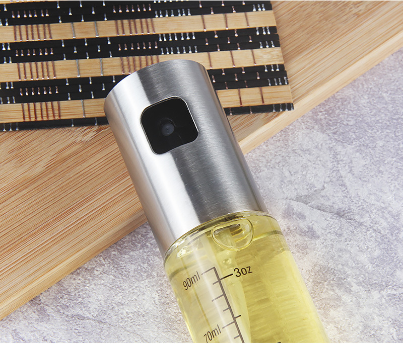 304 stainless steel spray bottle pneumatic barbecue kitchen cooking oil spray olive oil spray control oil pot