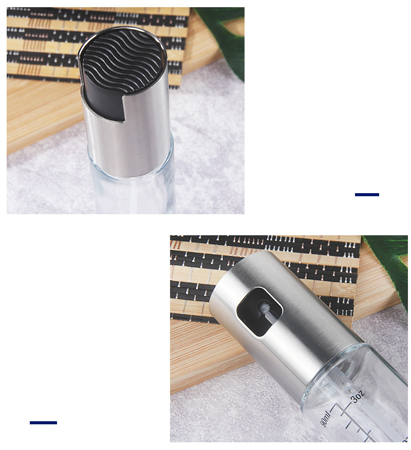 304 stainless steel spray bottle pneumatic barbecue kitchen cooking oil spray olive oil spray control oil pot