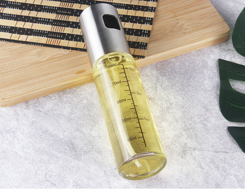 304 stainless steel spray bottle pneumatic barbecue kitchen cooking oil spray olive oil spray control oil pot