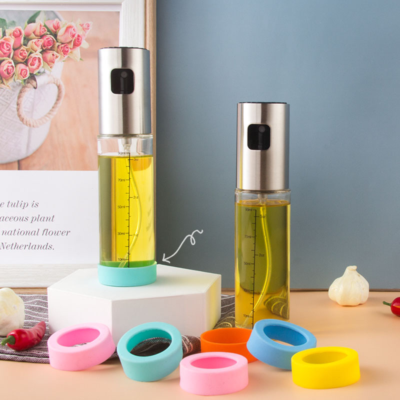 304 stainless steel spray bottle pneumatic barbecue kitchen cooking oil spray olive oil spray control oil pot