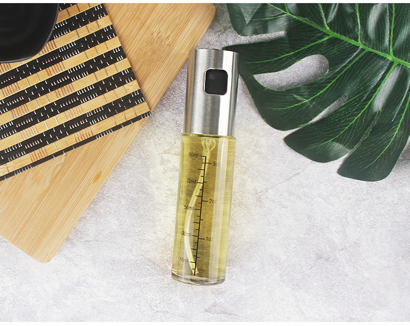 304 stainless steel spray bottle pneumatic barbecue kitchen cooking oil spray olive oil spray control oil pot